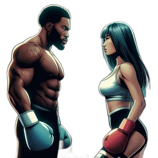 comic book art, concept art, fantasy art, cartoon transparent PNG cut-out