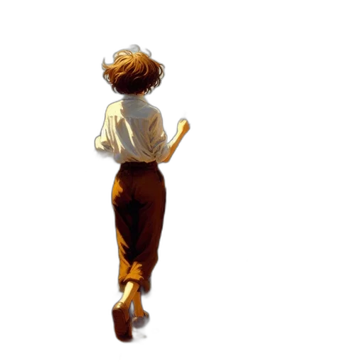 staff, dress, hair, jacket transparent PNG cut-out