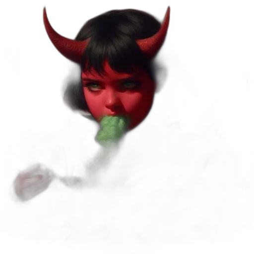 dragon, mask, face, staff transparent PNG cut-out