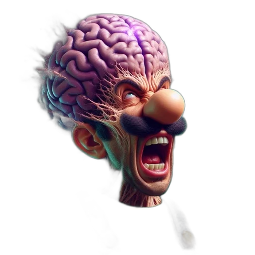 face, creature, mask, crown transparent PNG cut-out