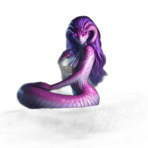 creature, dragon, animal, hair transparent PNG cut-out