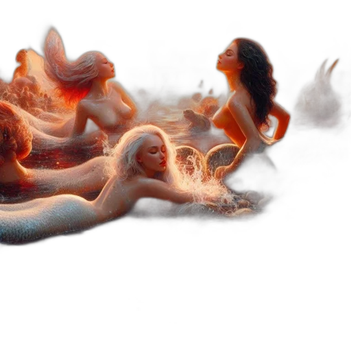 dragon, hair, creature, animal transparent PNG cut-out