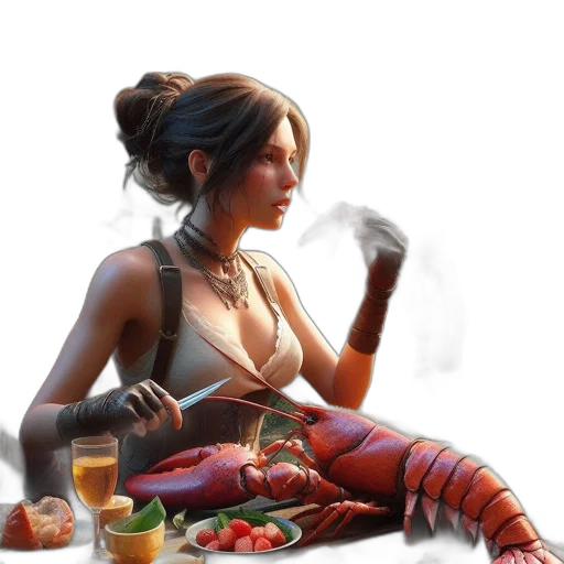 dress, food, jewelry, fantasy art transparent PNG cut-out