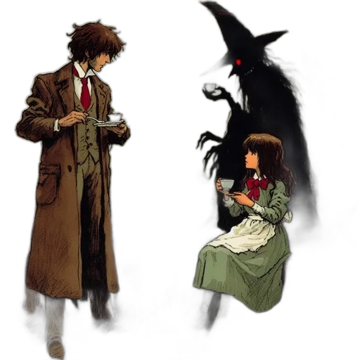 concept art, comic book art, pixel art, anime transparent PNG cut-out