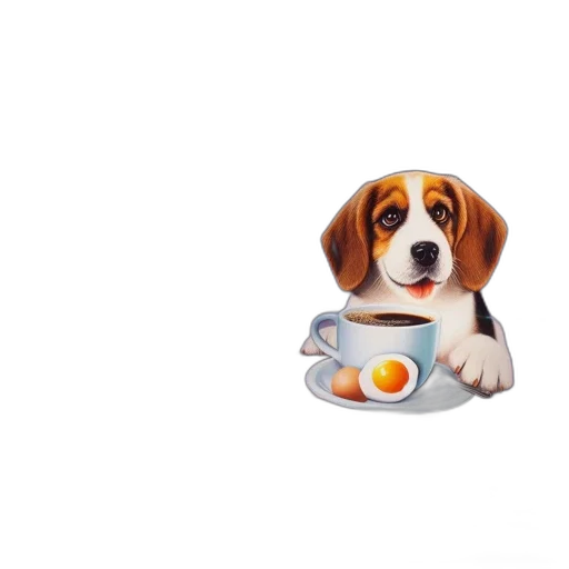 food, animal, 3d render, photorealistic transparent PNG cut-out