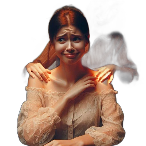 face, mask, dress, photorealistic transparent PNG cut-out