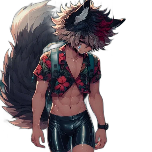 animal, creature, jacket, concept art transparent PNG cut-out