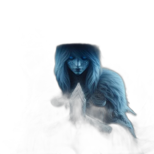 hair, creature, mask, dragon transparent PNG cut-out