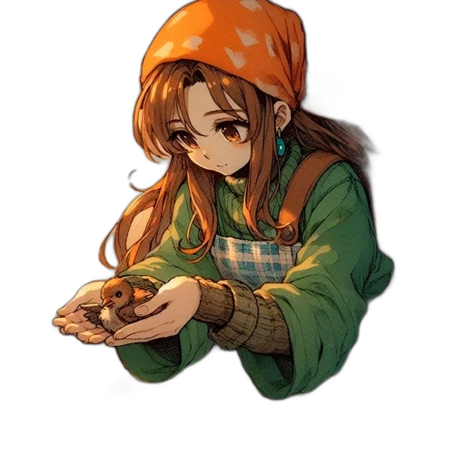jacket, hat, weapon, jewelry transparent PNG cut-out