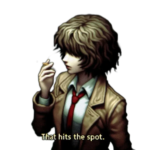 staff, jacket, weapon, face transparent PNG cut-out