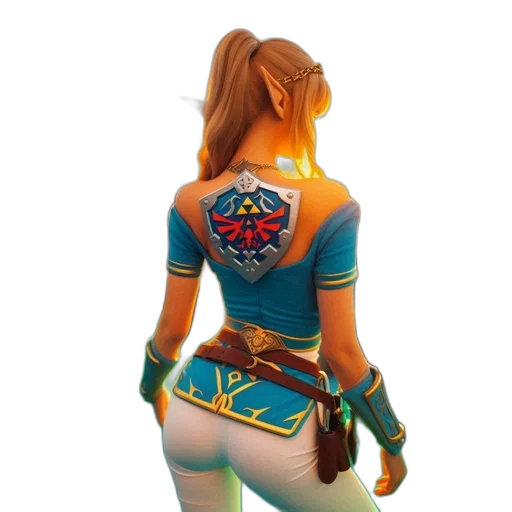 jacket, staff, jewelry, concept art transparent PNG cut-out