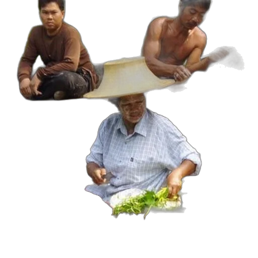 hat, food, umbrella, staff transparent PNG cut-out