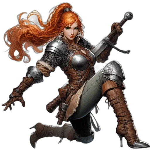 sword, fantasy art, concept art, comic book art transparent PNG cut-out