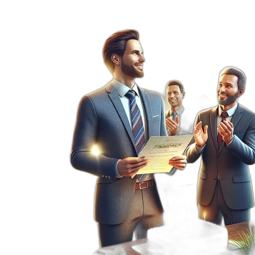 staff, 3d render, concept art, office transparent PNG cut-out