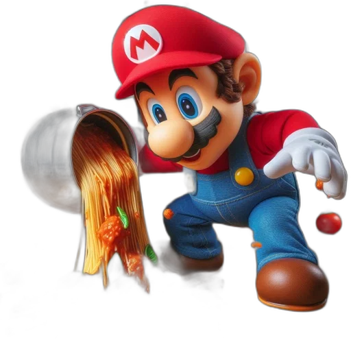 food, hair, weapon, staff transparent PNG cut-out