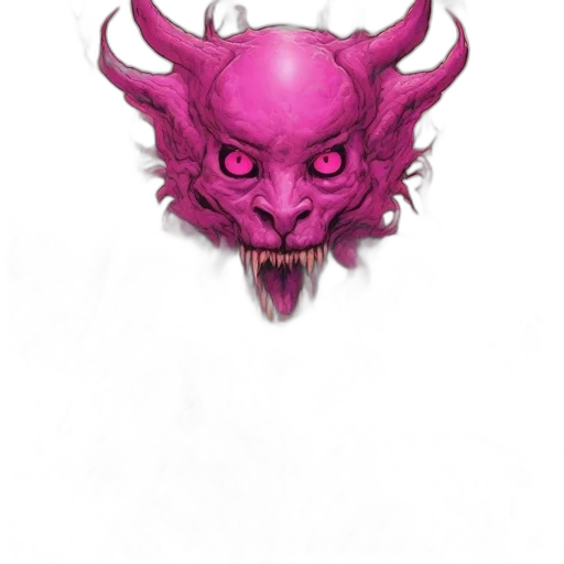 mask, dragon, face, creature transparent PNG cut-out