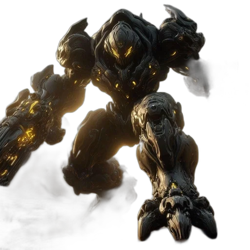 robot, concept art, 3d render, imposing transparent PNG cut-out