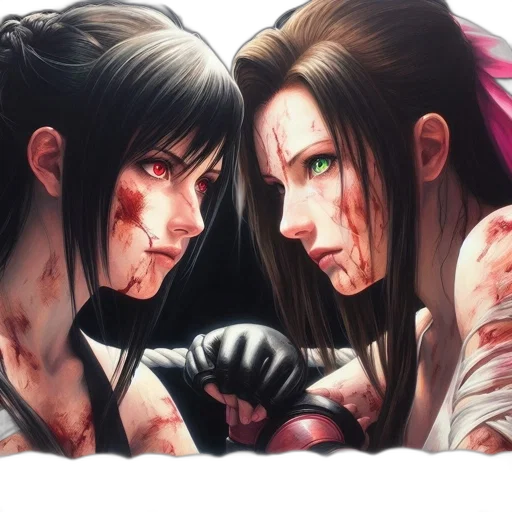 concept art, comic book art, anime, fantasy art transparent PNG cut-out