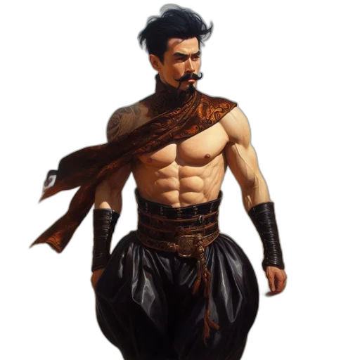 concept art, fantasy art, comic book art, photorealistic transparent PNG cut-out