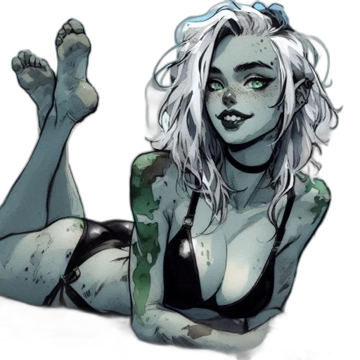 comic book art, concept art, fantasy art, cartoon transparent PNG cut-out
