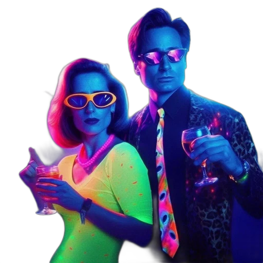 jacket, vaporwave, cyberpunk, concept art transparent PNG cut-out
