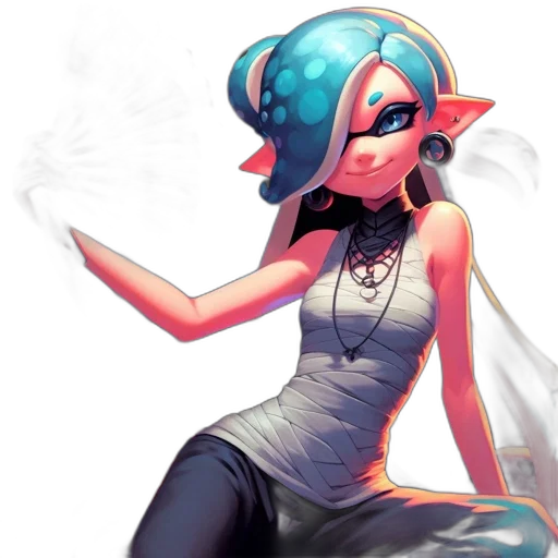 dress, weapon, staff, mask transparent PNG cut-out