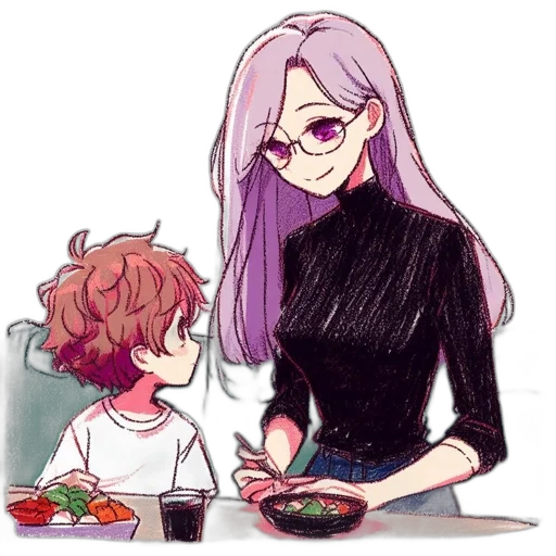 food, watercolor, anime, pixel art transparent PNG cut-out