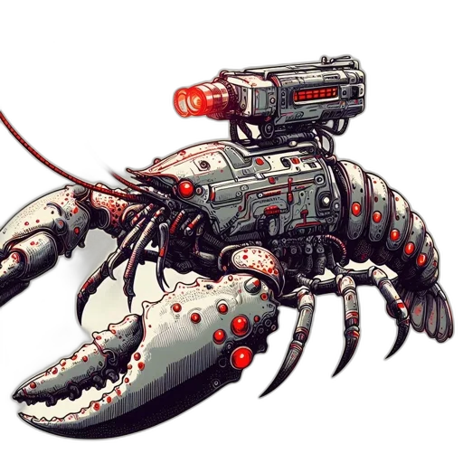 weapon, robot, creature, animal transparent PNG cut-out