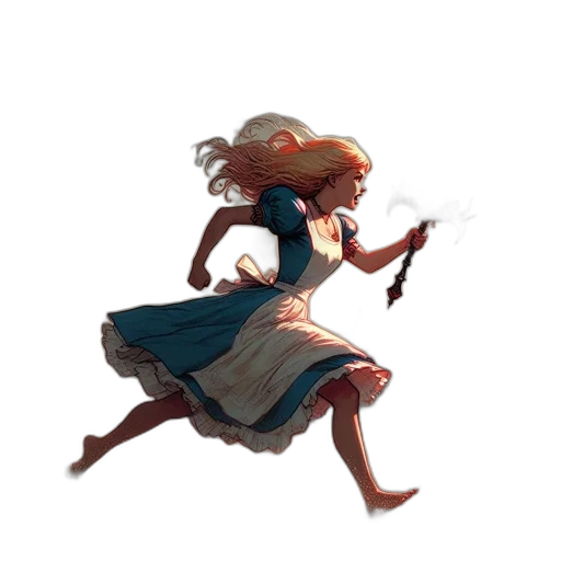 dress, staff, concept art, fantasy art transparent PNG cut-out