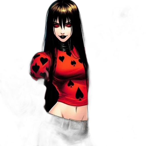 dress, mask, comic book art, concept art transparent PNG cut-out