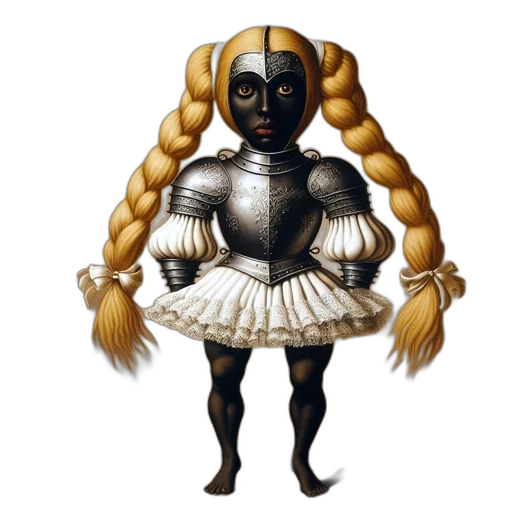 mask, hair, face, crown transparent PNG cut-out