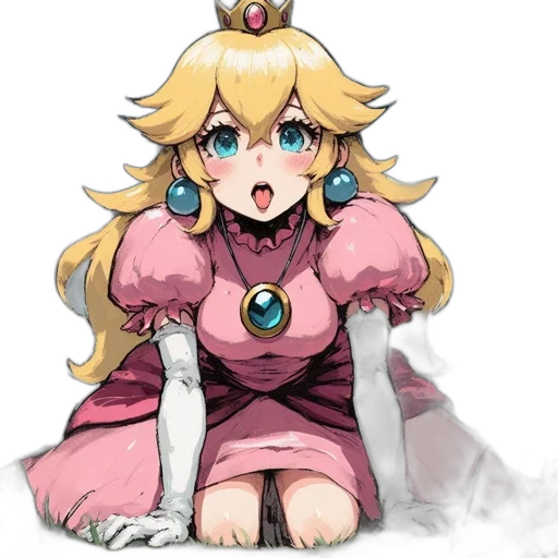 dress, crown, staff, face transparent PNG cut-out