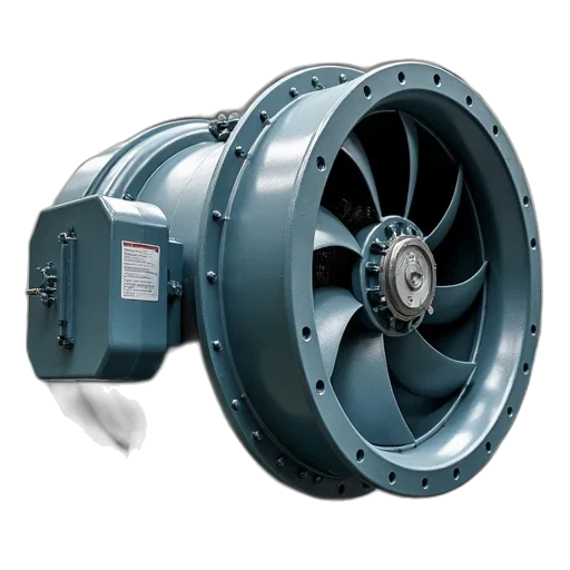 duct, axial, fan, has transparent PNG cut-out