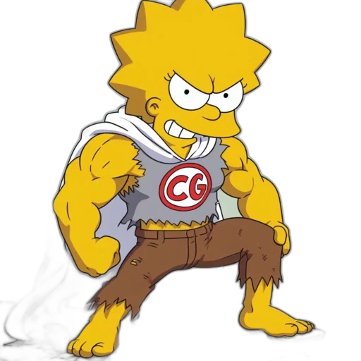 creature, jacket, staff, cartoon transparent PNG cut-out