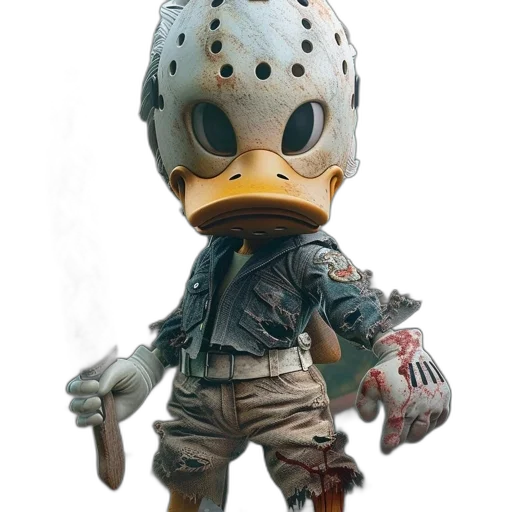 mask, concept art, 3d render, character transparent PNG cut-out