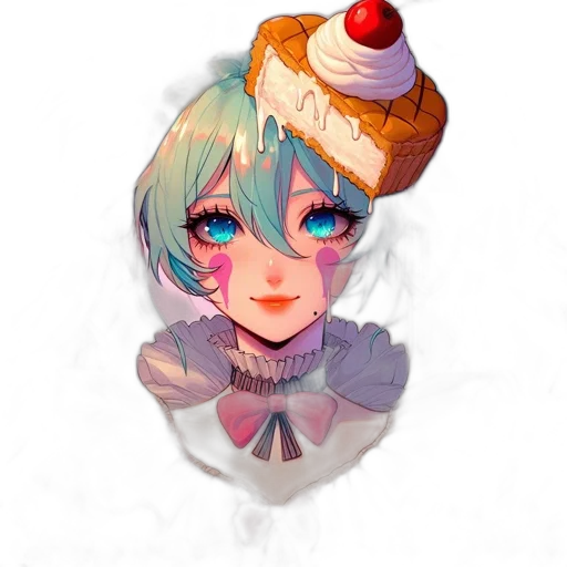 hat, crown, staff, face transparent PNG cut-out