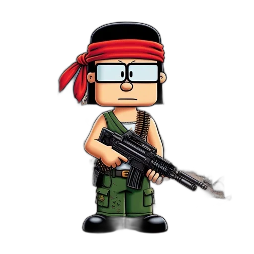 weapon, pixel art, cartoon, 3d render transparent PNG cut-out