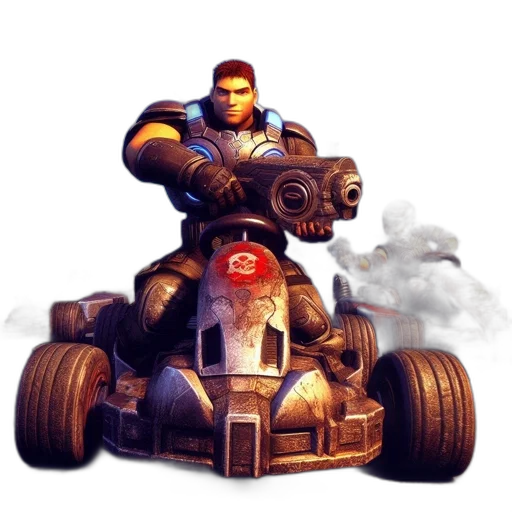weapon, robot, car, face transparent PNG cut-out