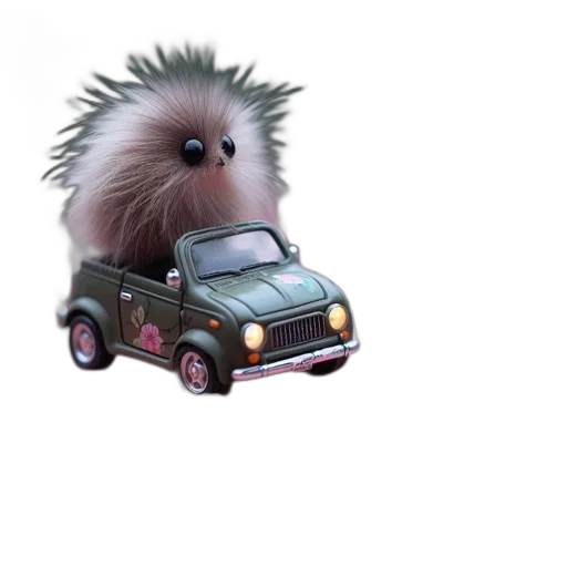 car, animal, creature, hair transparent PNG cut-out