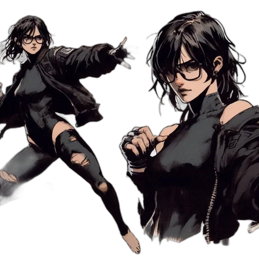 jacket, concept art, comic book art, anime transparent PNG cut-out