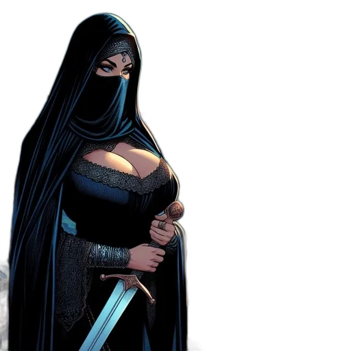 sword, comic book art, concept art, fantasy art transparent PNG cut-out