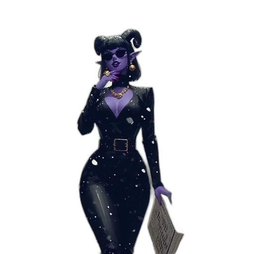 dress, staff, concept art, fantasy art transparent PNG cut-out