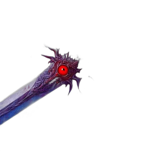 sword, weapon, staff, dragon transparent PNG cut-out