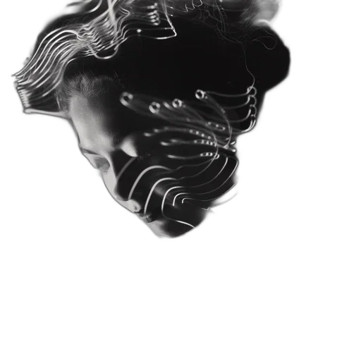 mask, crown, face, hair transparent PNG cut-out