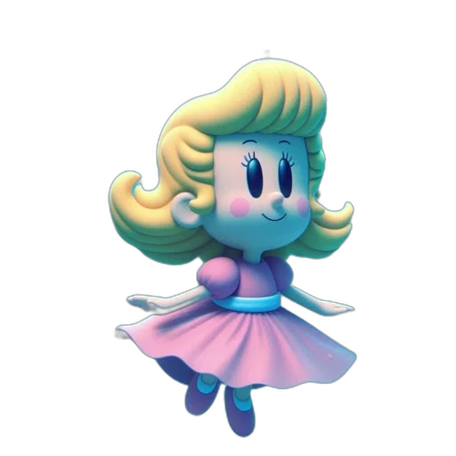 dress, robot, staff, creature transparent PNG cut-out