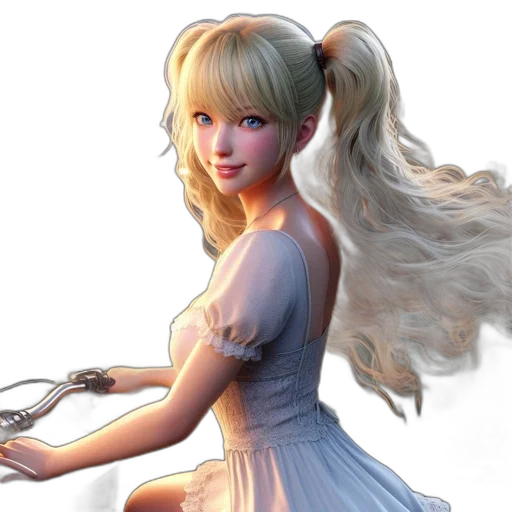 dress, hair, concept art, fantasy art transparent PNG cut-out