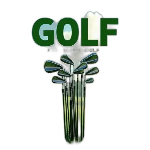 staff, 3d render, collection, golf transparent PNG cut-out