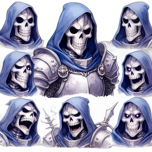 mask, concept art, fantasy art, comic book art transparent PNG cut-out