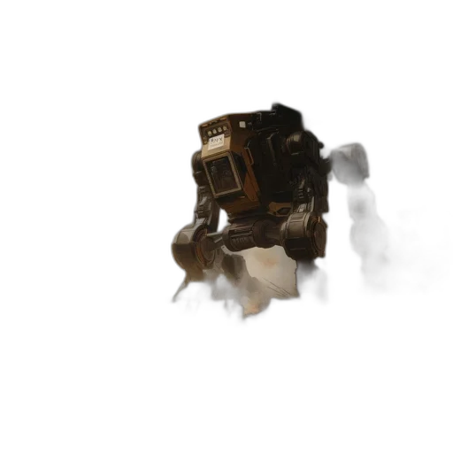 robot, creature, mask, weapon transparent PNG cut-out