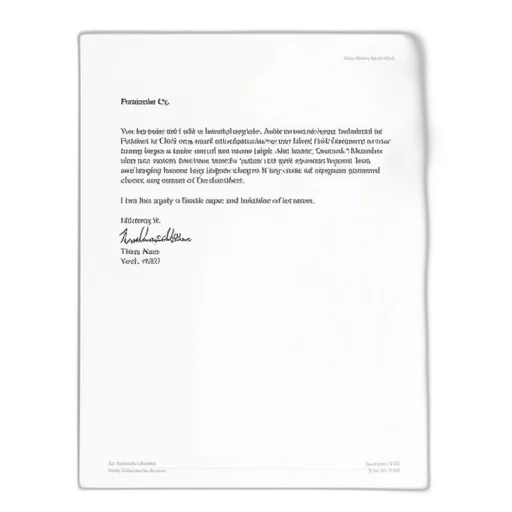 example, business, apology, letter transparent PNG cut-out
